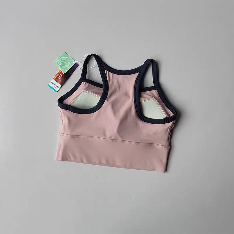 Yoga Blocks - Sportbeha met kleurblokken voor dames, met