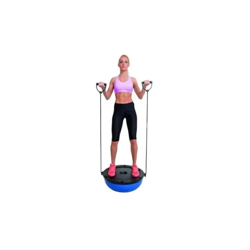 Bosu Ball Balance - Gemaakt blauwe halve pilates- en yoga-oefeningsbal