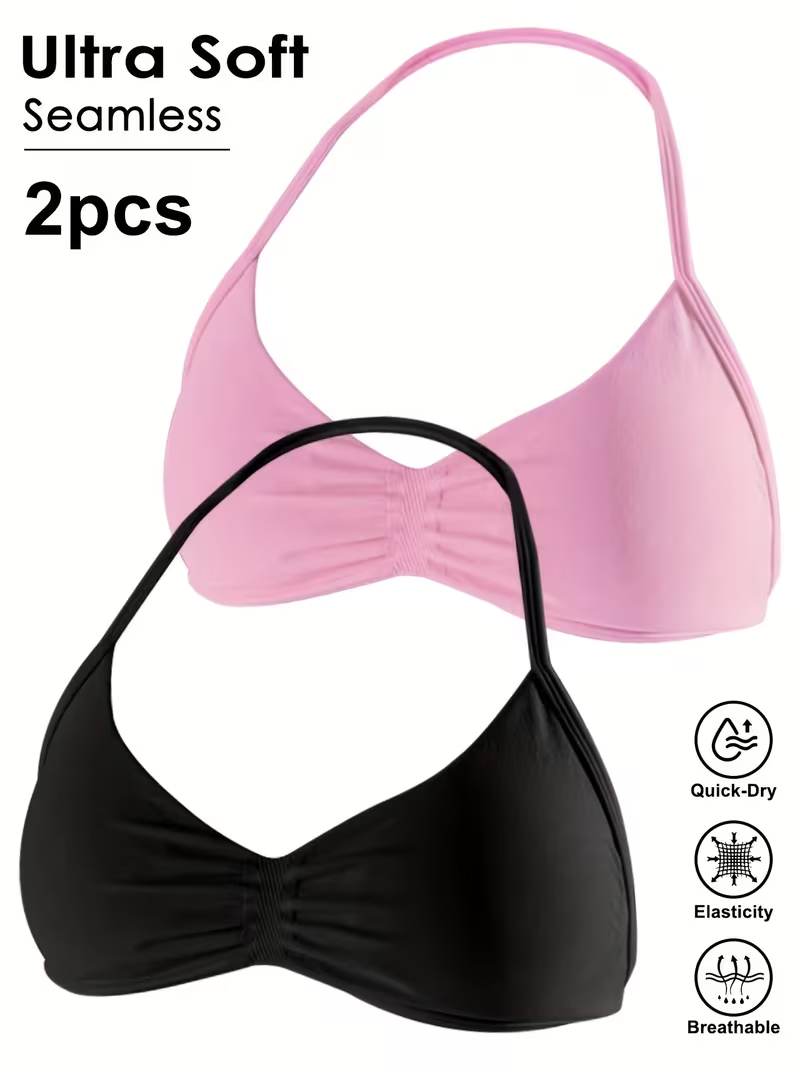 Yoga Fitness Tapis - 2 stuks Naadloze Sexy Open Back
