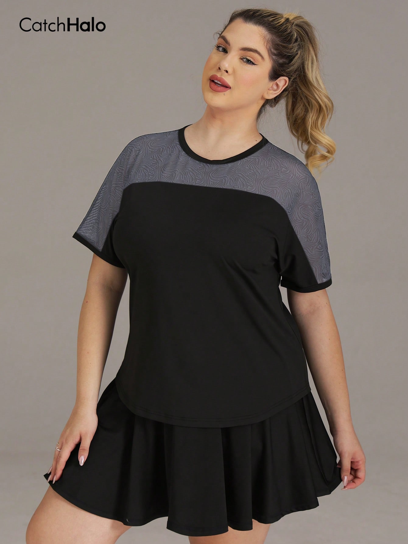 Plus size dames T-shirt met ko - Yoga Blocks recensie en prijs