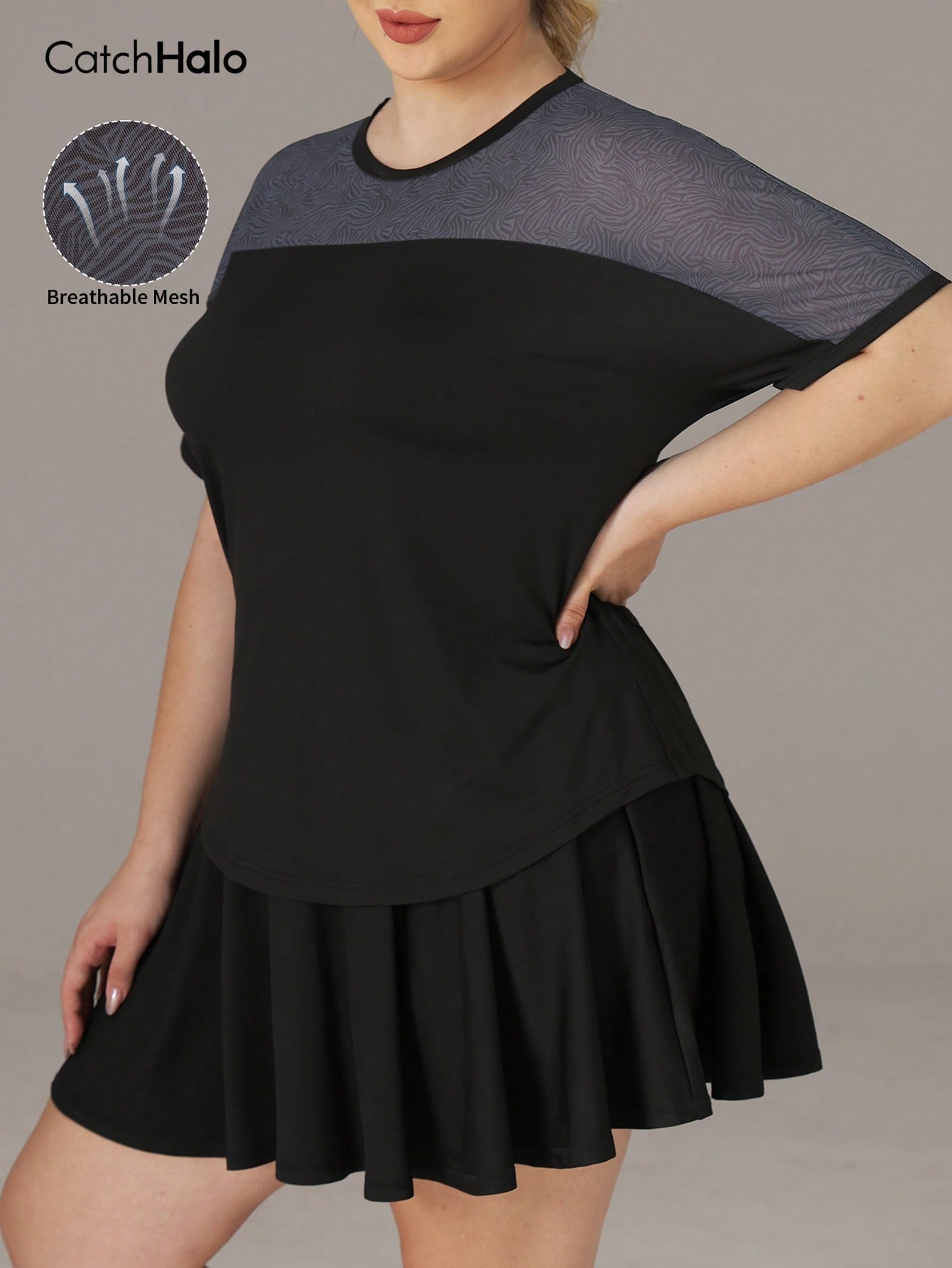 Plus size dames T-shirt met ko - Yoga Blocks recensie en prijs